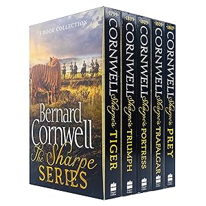 Immagine del venditore per Sharpe Series Books 1 - 5 Collection Box Set by Bernard Cornwell (Tiger 1799, Triumph 1803, Fortress 1803, Trafalgar 1805 & Prey 1807) venduto da Books 4 People