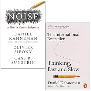 Seller image for Noise [Hardcover] & Thinking Fast and Slow By Daniel Kahneman 2 Books Collection Set for sale by Books 4 People
