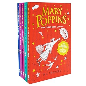 Bild des Verkufers fr Mary Poppins The Complete Collection 5 Books Set by P. L. Travers zum Verkauf von Books 4 People
