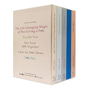 Imagen del vendedor de A No F*cks Given Guide Series Books 1 - 5 Collection Box Set by Sarah Knight (The Life-Changing Magic of Not Giving a F*ck, You Do You, Get Your Sh*t Together, Calm the F**k Down &amp; F**K No!) a la venta por Books 4 People
