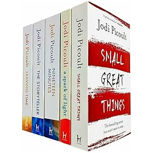 Seller image for Jodi Picoult Novels 5 Books Collection Set (Small Great Things, A Spark of Light, Nineteen Minutes, The Storyteller & Leaving Time) for sale by Books 4 People