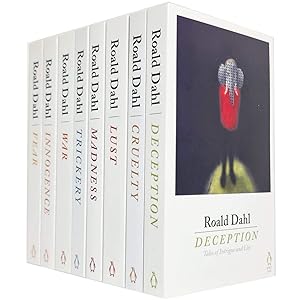 Seller image for Roald Dahl 8 Books Collection Set (Deception, Madness, Cruelty, Lust, Innocence, Fear, War) for sale by Books 4 People