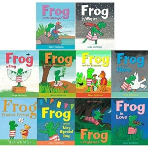 Image du vendeur pour Frog Series 10 Books Collection Set by Max Velthuijs Frog is Frog, Frog is a Hero mis en vente par Books 4 People