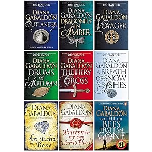 Bild des Verkufers fr Diana Gabaldon Outlander Series 9 Books Collection Set (Outlander, Dragonfly in Amber, Voyager, Drums of Autumn, Fiery Cross, Breath of Snow & MORE) zum Verkauf von Books 4 People