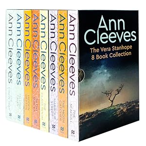 Seller image for Ann Cleeves Tv Vera Stanhope Series Collection 8 Books Set Telling Tales Harbour Street Silent Voices Hidden Depths for sale by Books 4 People