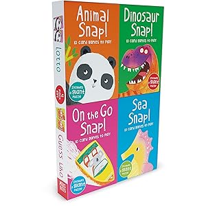 Immagine del venditore per Snap Get Set Go: Animal, Dinosaur, On the Go & Sea Flashcards Set venduto da Books 4 People