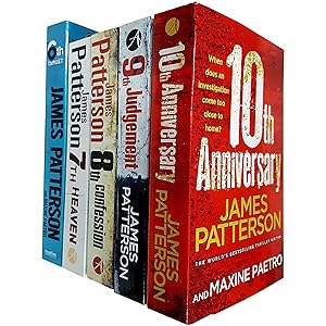 Imagen del vendedor de James Patterson Collection Women's Murder Club 6 to 10 5 Books Set (The 6th Target,7th Heaven,8th Confession,9th Judgement,10th Anniversary) a la venta por Books 4 People