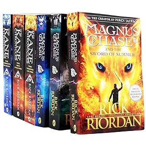 Imagen del vendedor de The Kane Chronicles & Magnus Chase Series 6 Books Collection By Rick Riordan (Throne of Fire, The Red Pyramid, The Serpent's Shadow, Magnus Chase and the Sword of Summer & 2 More? a la venta por Books 4 People