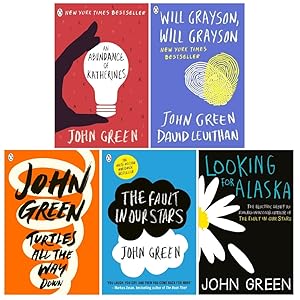 Seller image for John Green Collection 5 Books Set (Looking for Alaska, The Fault in Our Stars, An Abundance of Katherines, Will Grayson, Will Grayson, Turtles all the Way Down) for sale by Books 4 People