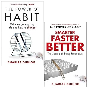 Immagine del venditore per Charles Duhigg Collection 2 Books Set (The Power of Habit, Smarter Faster Better) venduto da usa4books