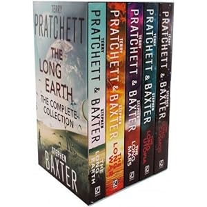 Seller image for The Long Earth 5 Books Collection Set by Terry Pratchett & Stephen Baxter (The long earth, The long war, The long mars, The long utopia, The long cosmos) for sale by Books 4 People