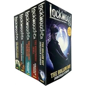 Bild des Verkufers fr Lockwood and Co Series 5 Books Collection Set by Jonathan Stroud (The Screaming Staircase, The Whispering Skull, The Hollow Boy, The Creeping Shadow, The Empty Grave) zum Verkauf von Books 4 People