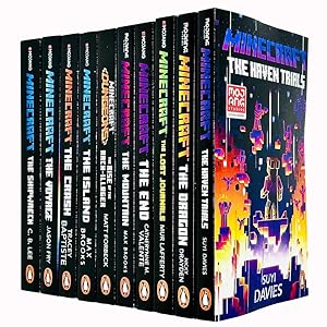 Seller image for An Official Minecraft Novels 10 Books Collection Set (The Shipwreck, The Voyage, The Crash, The Island, The Rise of the Arch Illager, The Mountain , The End, Lost Journals, Dragon &amp; Haven Trials) for sale by usa4books