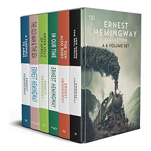 Seller image for Ernest Hemingway Collection 6 book set (For Whom The Bell Tolls, A Farewell To Arms, Green Hills Of Africa, The Old & The Sea, In Our Time, The Sun Also Rises) for sale by usa4books