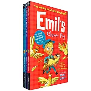 Seller image for Astrid Lindgren Emil Collection 3 Books Set Great Escape, Sneaky Rat, Clever Pig for sale by usa4books