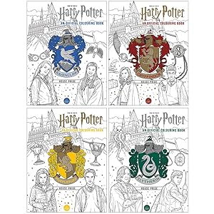 Immagine del venditore per Harry Potter Collection The Official Colouring 4 Books Collection Set (Ravenclaw House Pride, Gryffindor House Pride, Hufflepuff House Pride & Slytherin House Pride) venduto da usa4books