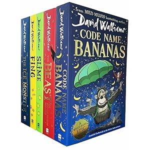 Immagine del venditore per David Walliams Collection 5 Books Set Series 3 (Fing, The Ice Monster, Slime, Code Name Bananas, The Beast of Buckingham Palace) venduto da usa4books