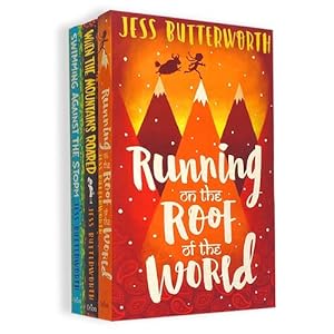 Seller image for Jess Butterworth Collection 3 Books Collection Set (Running on the Roof of the World, When the Mountains Roared & Swimming Against the Storm) for sale by usa4books