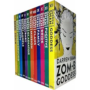 Seller image for Zom-B 12 Books Collection Set Pack By Darren Shan (Zom-B, Underground, City, Angles, Baby, Gladiator, Mission, Clans, Family, Bridge, Fugitive, Goddess) for sale by usa4books