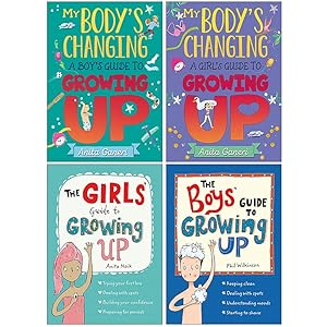 Seller image for My Body's Changing & Guide to Growing Up Series 4 Books Collection Set By Anita Ganeri, Anita Naik, Phil Wilkinson (A Boy's Guide to Growing Up, A Girl's Guide to Growing Up, The Girls, The Boys) for sale by usa4books