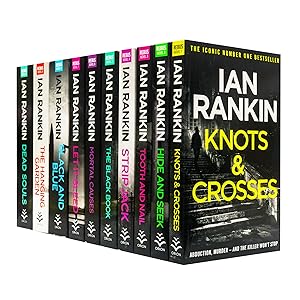 Image du vendeur pour Ian Rankin Inspector Rebus Series Collection 10 Books Set (Knots And Crosses, Hide And Seek, Tooth And Nail, Strip Jack, The Black Book, Mortal Causes, Let It Bleed, Black And Blue and More) mis en vente par usa4books