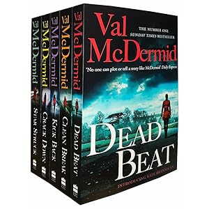 Bild des Verkufers fr Val Mcdermid PI Kate Brannigan Series 5 Books Collection Set Dead Beat, Star Struck zum Verkauf von usa4books