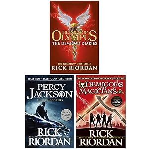 Seller image for Rick Riordan Demigods 3 Books Collection Set (The Demigod Diaries [Hardcover], Percy Jackson: The Demigod Files & Demigods and Magicians) for sale by usa4books