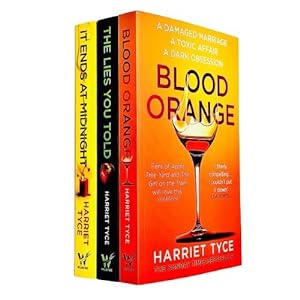 Seller image for Harriet Tyce Collection 3 Books Set (Blood Orange, The Lies You Told &amp; It Ends At Midnight) for sale by usa4books