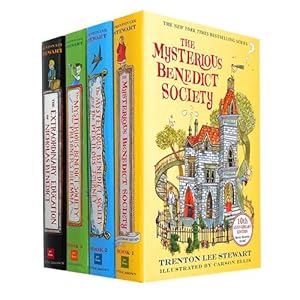 Immagine del venditore per The Mysterious Benedict Society Series 4 Books Collection Set By Trenton Lee Stewart venduto da usa4books