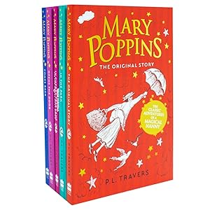 Bild des Verkufers fr Mary Poppins The Complete Collection 5 Books Set by P. L. Travers zum Verkauf von usa4books