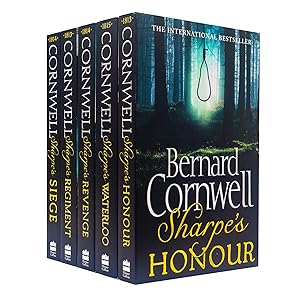 Seller image for Bernard Cornwell Richard Sharpes Series 16 To 20 - 5 Books Set - Revenge, Regiment, Waterloo, Siege, Honour for sale by usa4books