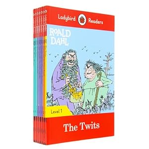 Bild des Verkufers fr Ladybird Readers Roald Dahl Series 7 Books Collection Set (Level 1 - 4) (Twits, James and the Giant Peach, Enormous Crocodile, Esio Trot and More) zum Verkauf von usa4books