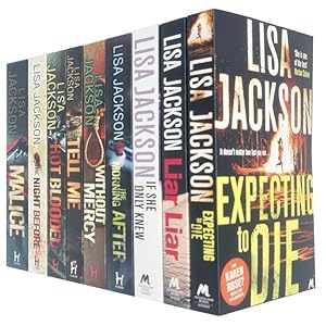 Imagen del vendedor de Lisa Jackson Collection 9 Books Set (Expecting to Die, Liar Liar, If She Only Knew, The Morning After, Without Mercy, Tell Me, Hot Blooded and More) a la venta por usa4books