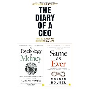 Imagen del vendedor de The Psychology of Money, Same as Ever and The Diary of a CEO 3 Books Collection Set - Bestselling Authors a la venta por usa4books