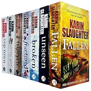 Imagen del vendedor de Will Trent Series Karin Slaughter Collection 7 Books Set (Fallen, Unseen, Broken, Fractured, Triptych, Pretty Girls, Cop Town) a la venta por usa4books