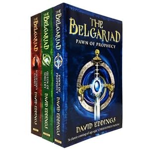 Seller image for The Belgariad 3 Books Collection Set By David Eddings - Pawn Of Prophecy Queen Of Sorcery Magician. for sale by usa4books