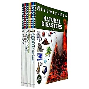 Seller image for DK Eyewitness 10 Books Collection Set (SET 2 ) (Natural Disasters, Wonders of the World, Fish, Cat, Climate Change, Crystal and Gem, Rock and Mineral, Insect, Weather, Titanic) for sale by usa4books