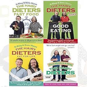 Seller image for Hairy Bikers Collection 4 Books Bundle (The Hairy Dieters: Fast Food,The Hairy Dieters: Good Eating,The Hairy Dieters Eat for Life: How to Love Food, Lose Weight and Keep it Off for Good!,The Hairy Dieters: How to Love Food and Lose Weight) for sale by usa4books