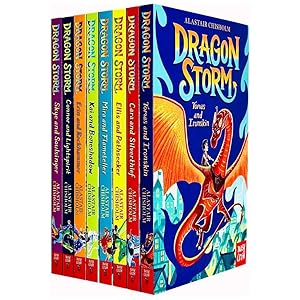 Imagen del vendedor de Dragon Storm Series Books 1 - 8 Collection Set By Alastair Chisholm (Toms and Ironskin, Cara and Silverthief, Ellis and Pathseeker,Mira and Flameteller,Kai and Boneshadow,Erin and Rockhammer & More) a la venta por usa4books