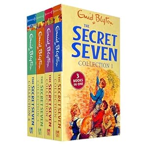Immagine del venditore per Enid Blyton The Secret Seven - 12 Story in 4 Books Collection Set venduto da usa4books