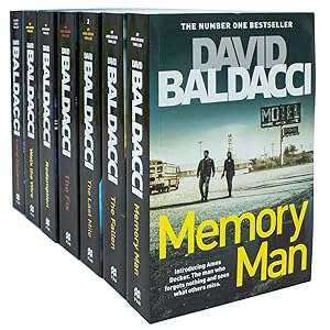 Seller image for David Baldacci Amos Decker Series 7 Books Collection Set (Memory Man, The Last Mile, The Fix, The Fallen, Redemption & More) for sale by usa4books