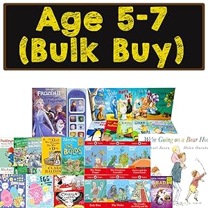 Seller image for (Age 5-7 Book Bundle Bulk Buy) David Walliams, Roald Dahl, Frozen, Disney Princess (30 Childrens Books Collection Set) for sale by usa4books