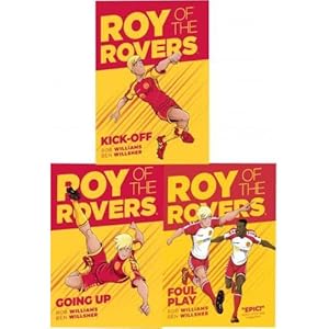 Seller image for Roy Of The Rovers Graphic Novel 3 Books collection set Kick-off Foul Play Going Up for sale by usa4books