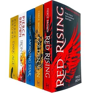 Seller image for The Red Rising Series Collection 5 Books Set By Pierce Brown (Red Rising, Golden Son, Morning Star, Iron Gold, Dark Age) for sale by usa4books