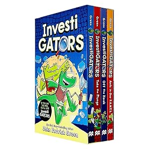 Seller image for InvestiGators Series 4 Books Collection Box Set By John Patrick Green (InvestiGators, Take the Plunge, Off the Hook, Ants in Our P.A.N.T.S.) for sale by usa4books