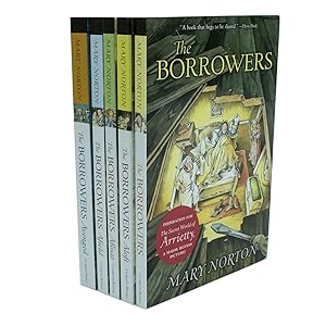 Seller image for Mary Norton The Borrowers Collection 5 Books Set (The Borrowers, Afield, Afloat, Aloft, Avenged) for sale by usa4books