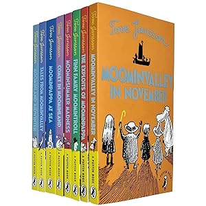 Seller image for Tove Jansson Moomin Collection 8 Books Set (The Exploits of Moominpappa, Tales from Moominvalley, Moominvalley in November, Moominsummer Madness, Moominland Midwinter, Finn Family Moomintroll & More) for sale by usa4books