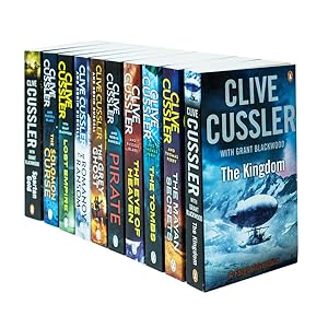 Seller image for Clive Cussler Fargo Adventures Collection 10 Books Set (Spartan Gold, Lost Empire, The Kingdom, The Tombs, The Mayan Secrets, Eye of Heaven, The Solomon Curse, Pirate, Romanov Ransom, Grey Ghost) for sale by usa4books