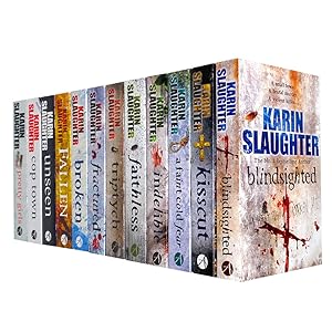 Seller image for Karin Slaughter Will Trent Atlanta Series 12 Books Collection Set Triptych, Cop Town, Fractured, Fallen, Indelible, Broken for sale by usa4books