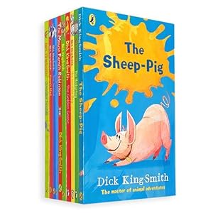 Seller image for Dick King Smith 10 Books Collection Set (Sheep-Pig, Hodgeheg, Invisible Dog, Golden Goose, Smasher, Jenius, Swoose and More) for sale by usa4books